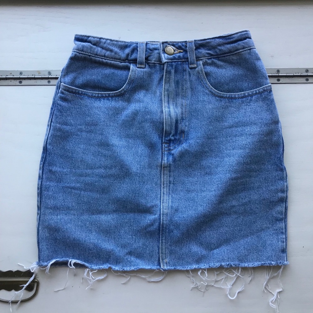 American Apparel Denim Skirt